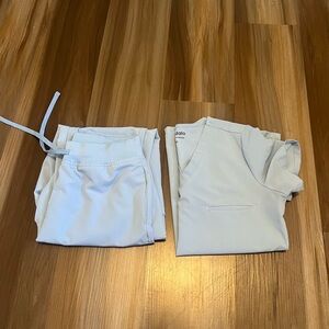 Light Blue Scrub Set